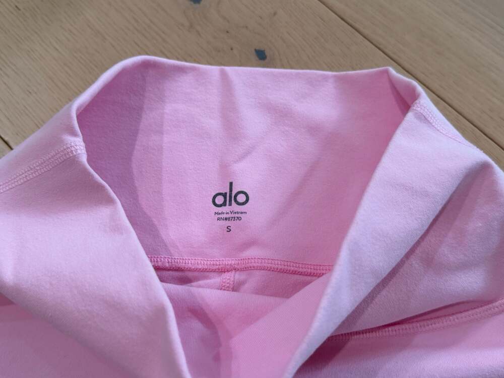 Alo Yoga High-Waist Leggings Pink Size S - Picture 3 of 12